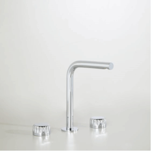 Astra Walker - Assemble Dial - A81.00.V7 - Basin Set with Fluted Handles & 155mm Swivel Spout - Chrome