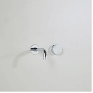 Astra Walker - Assemble Dial - A81.05.48.V5 - Wall Set with Knurled Progressive Mixer, 150mm Spout - Chrome