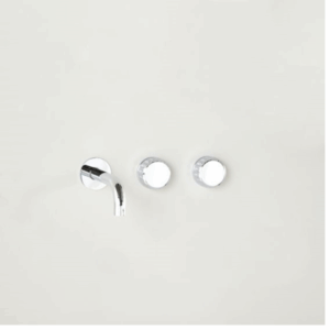 Astra Walker - Assemble Dial - A81.05.O.V7 - Offset Wall Set with Fluted Handles, 150mm Spout - Chrome