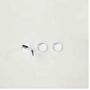 Astra Walker - Assemble Dial - A81.05.O.V8 - Offset Wall Set with Round Dial Handles, 150mm Spout - Chrome