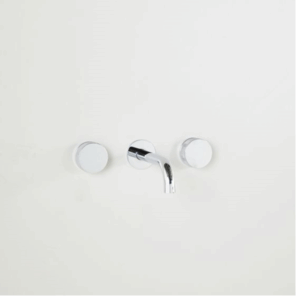 Astra Walker - Assemble Dial - A81.05.V5 - Wall Set with Knurled Handles, 150mm Spout - Chrome