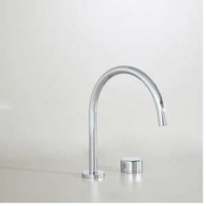 Astra Walker - Assemble Dial - A81.07.V6.69.V8 - Hob Set with Round Dial Progressive Mixer & 205mm Swivel Spout - Chrome