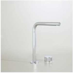 Astra Walker - Assemble Dial - A81.07.V6.V5 - Hob Set with Knurled Progressive Mixer & 215mm Swivel Spout - Chrome