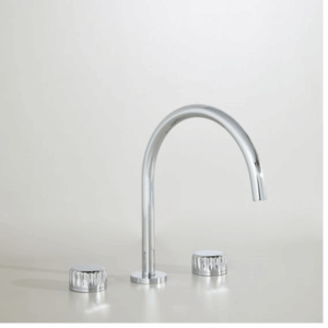 Astra Walker - Assemble Dial - A81.07.V9.69.V7 - Hob Set with Fluted Handles & 205mm Swivel Spout - Chrome