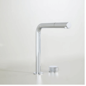Astra Walker - Assemble Dial - A81.08.V9.V6 - Kitchen Set with Reeded Progressive Mixer & 250mm Swivel Pull-Out Spout - Chrome
