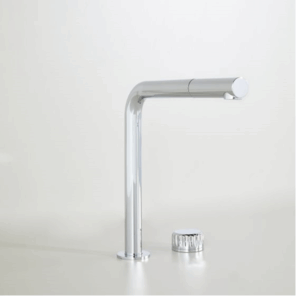 Astra Walker - Assemble Dial - A81.08.V9.V7 - Kitchen Set with Fluted Progressive Mixer & 250mm Swivel Pull-Out Spout - Chrome