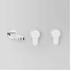 Astra Walker - Assemble Spring Collection - A82.05.O - Offset Wall Set & 200mm Swivel Spout - Chrome