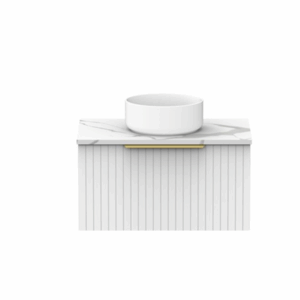 ADP - Ashley - ASHFA0750WHC - Wall Hung Vanity 750mm, Centre - Matte White