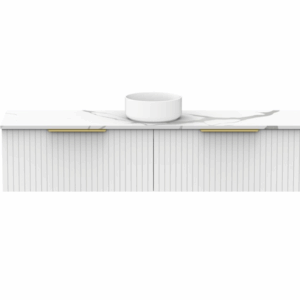 ADP - Ashley - ASHFA1800WHC - Wall Hung Vanity 1800mm, Centre - Matte White