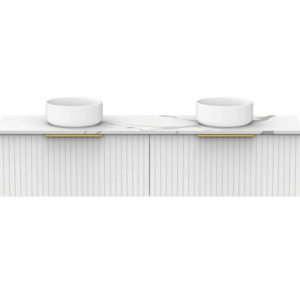 ADP - Ashley - ASHFA1800WHD - Wall Hung Vanity 1800mm, Double - Matte White