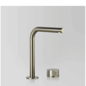 Astra Walker - Assemble - A81.00.V6.H.V2.01 - Basin Set with Mixer & Pin Handle - Brushed Platinum
