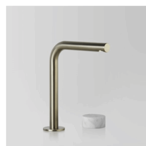 Astra Walker - Assemble - A81.00.V6.H.V3.01 - Basin Set with Mixer & Marble Handle - Brushed Platinum