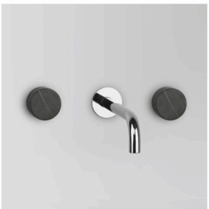 Astra Walker - Assemble - A81.05.V4 - Wall Set with Marble Handle - Chrome