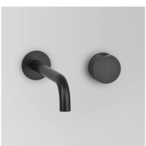 Astra Walker - Assemble - A81.06.48.02 - Wall Set with Mixer & Indent Handle - Matt Black