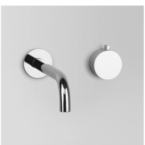 Astra Walker - Assemble - A81.06.48.V2.00 - Wall Set with Mixer & Pin Handle - Chrome