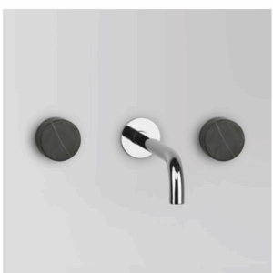 Astra Walker - Assemble - A81.06.V4.00 - Wall Set with Marble Handle - Chrome