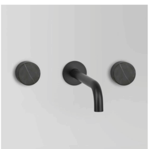 Astra Walker - Assemble - A81.06.V4.02 - Wall Set with Marble Handle - Matt Black