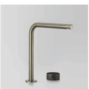 Astra Walker - Assemble - A81.07.V6.V4.01 - Hob Set with Mixer & Marble Handle - Brushed Platinum