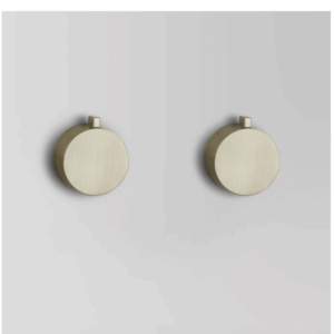 Astra Walker - Assemble - A81.49.V2.01 - Wall Tap Set with Pin Handle - Brushed Platinum
