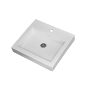 Rifco - Mode - B1 - Ceramic Square Above Counter Basin