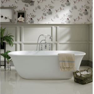 Turner Hastings - TitanCast - BL1620TCB - Blanche 162 TitanCast Freestanding Bath - Satin Silk White