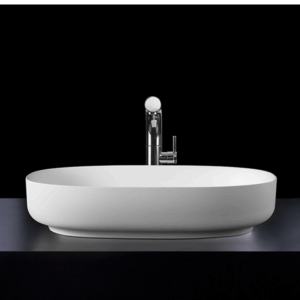 KasKadeStone - Bonn 630 - BONN630 - Oval Bench Basin 630 - Matte White