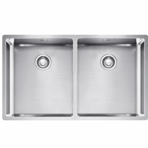Franke - BOX220-36 - Bolero Double Bowl Sink - Stainless Steel