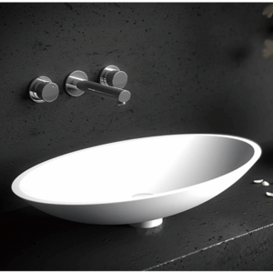 KasKadeStone - Ina - BRA01-625 - Bench Basin 625 - Matte White