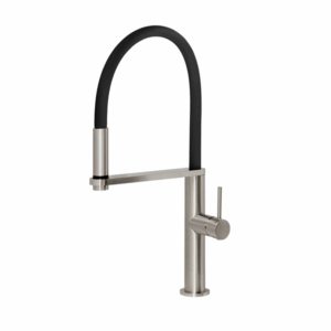 Phoenix - Blix - 10473100-40-1 - Flexible Hose Kitchen Mixer - Brushed Nickel