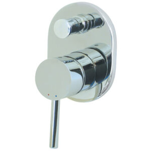 Rotondo Pin Handle Wall Mounted Diverter Mixer