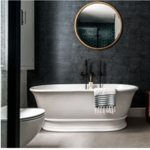 Turner Hastings - TitanCast - CA1560TCB - Cambridge 156 TitanCast Freestanding Bath - Satin Silk White