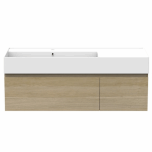 ADP - Capri - CAPFA1200WHL/R - Wall Hung Vanity 1200mm, Offset