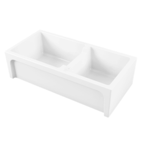 Abey - Chambord Charles - CHARLES-2W - Bowl & Three Quarter Fireclay Kitchen Sink