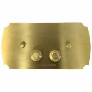 Turner Hastings - CL102FP-BB - Claremont Flush Plate - Brushed Brass