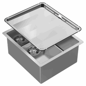 Abey - Piazza - CR340 - Square Bowl Sink