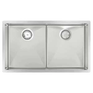 Abey - Piazza - CR340D - Double Square Bowl Sink