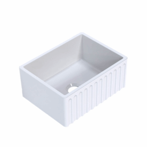 Turner Hastings - CV60FS - Cove 60 Fireclay Butler Sink - Gloss White