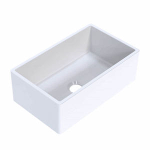 Turner Hastings - CV75FS - Cove 75 Fireclay Butler Sink - Gloss White