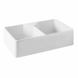 Turner Hastings - Chester - 7408 - 80 x 50 Double Flat Front Fine Fireclay Butler Sink