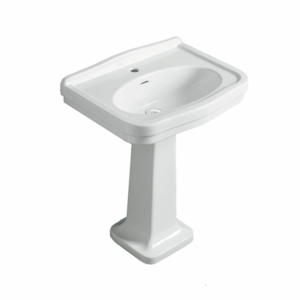 Turner Hastings - Claremont - CL682BP - 68 x 51 Basin & Pedestal