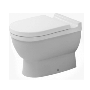 Duravit - Starck 3 - D1906700- Floorstanding Wall Face Pan - Alpine White