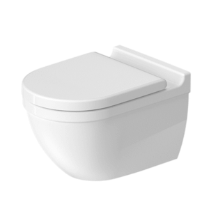 Duravit - Starck 3 - D2527090 - Rimless Wall Hung Pan - Alpine White