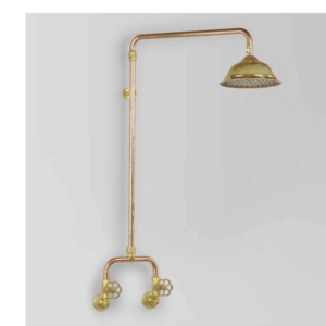 Astra Walker - Eden - A11.13 - Shower Set with Brass Handle - Natural Copper