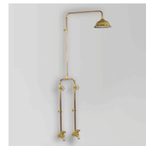 Astra Walker - Eden - A11.17 - Shower & Bath Set with Brass Handle - Natural Copper