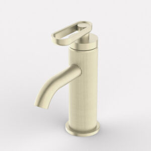 Novas - Frame - FRABMLSG - Basin Mixer with Lever - Satin Gold