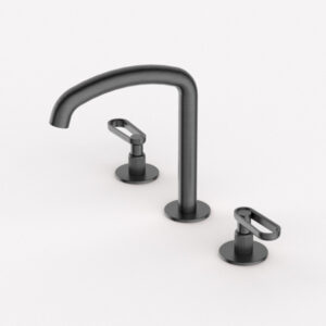 Novas - Frame - FRAHBSGM - Hob Mount Basin Set - Gun Metal