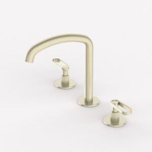 Novas - Frame - FRAHBSSG - Hob Mount Basin Set - Satin Gold