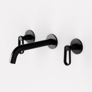 Novas - Frame - FRAWBSMB - Wall Basin Set - Matte Black