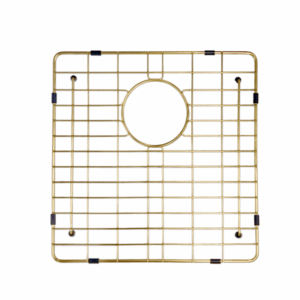 Meir - Lavello Grid - GRID-02-PVDBB - Lavello Protection Grid for MKSP–S450450 - Brushed Bronze Gold