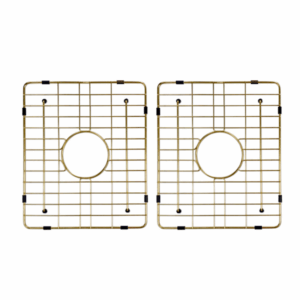Meir - Lavello Grid - GRID-06-PVDBB - Lavello Protection Grid for MKSP-D1160440D (2PCS) - Brushed Bronze Gold